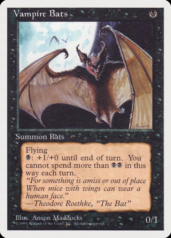 Vampire Bats card front