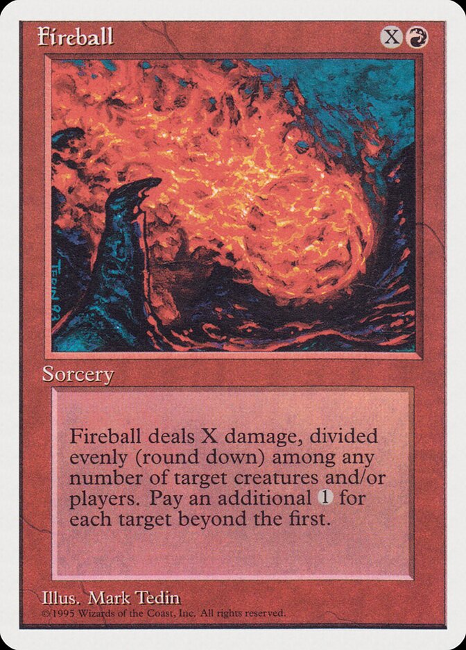 Fireball card front