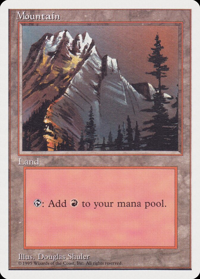 Mountain card front