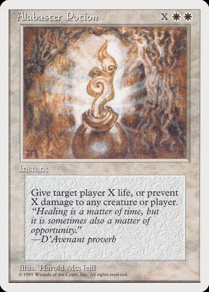 Alabaster Potion card front
