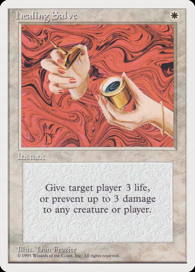 Healing Salve card front