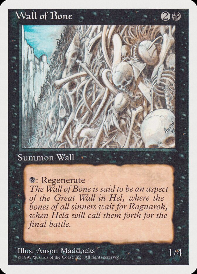 Wall of Bone card front