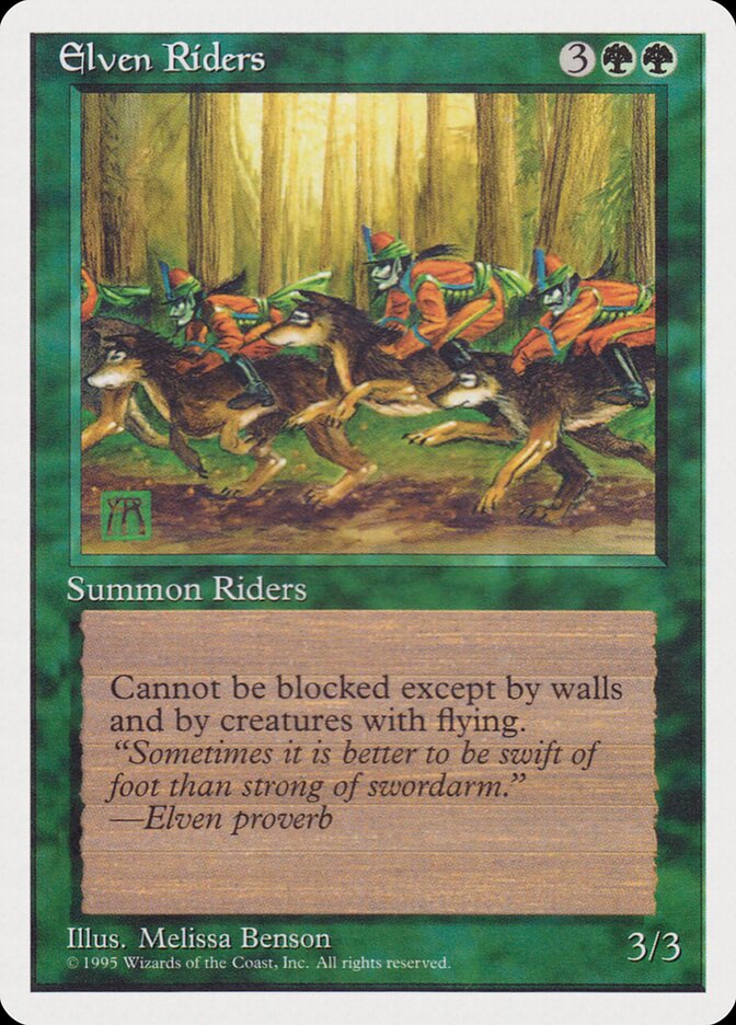Elven Riders card front