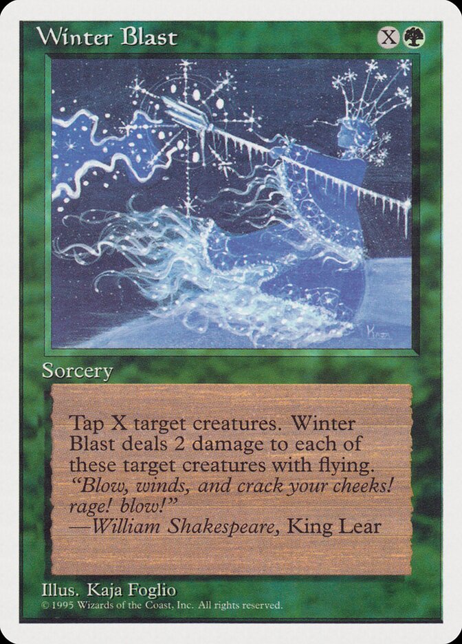 Winter Blast card front