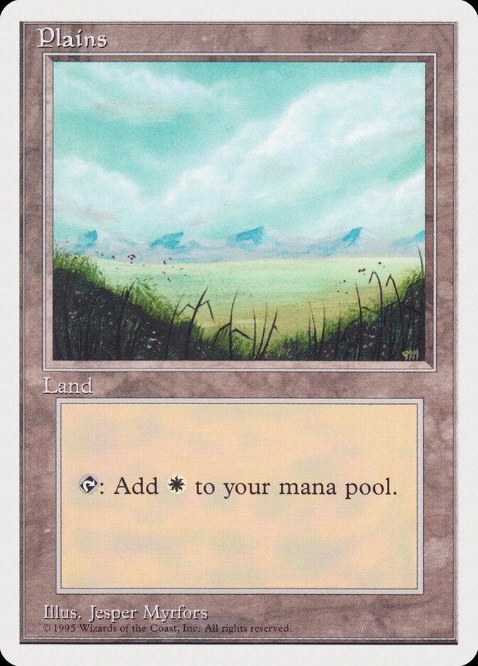 Plains card front