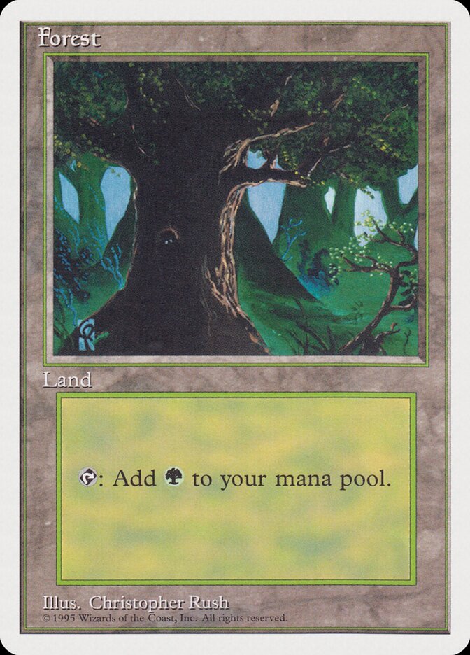 Forest card front