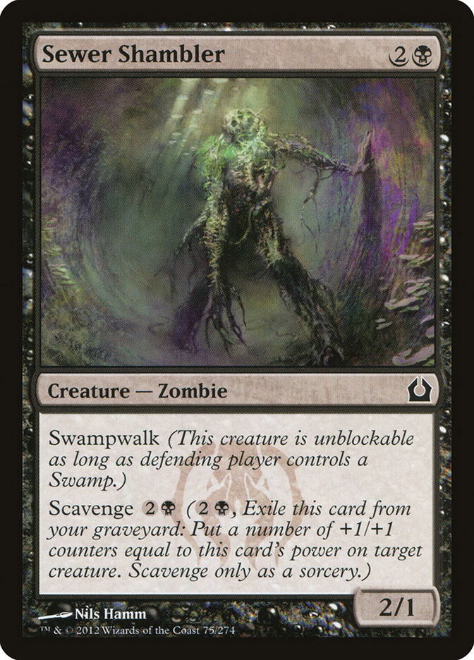Sewer Shambler card front