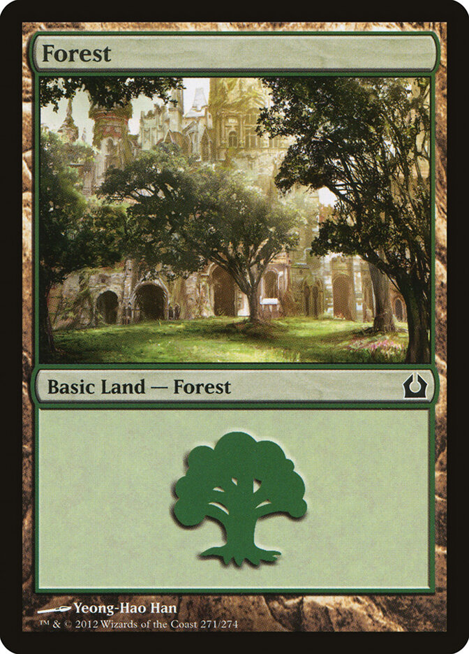 Forest card front