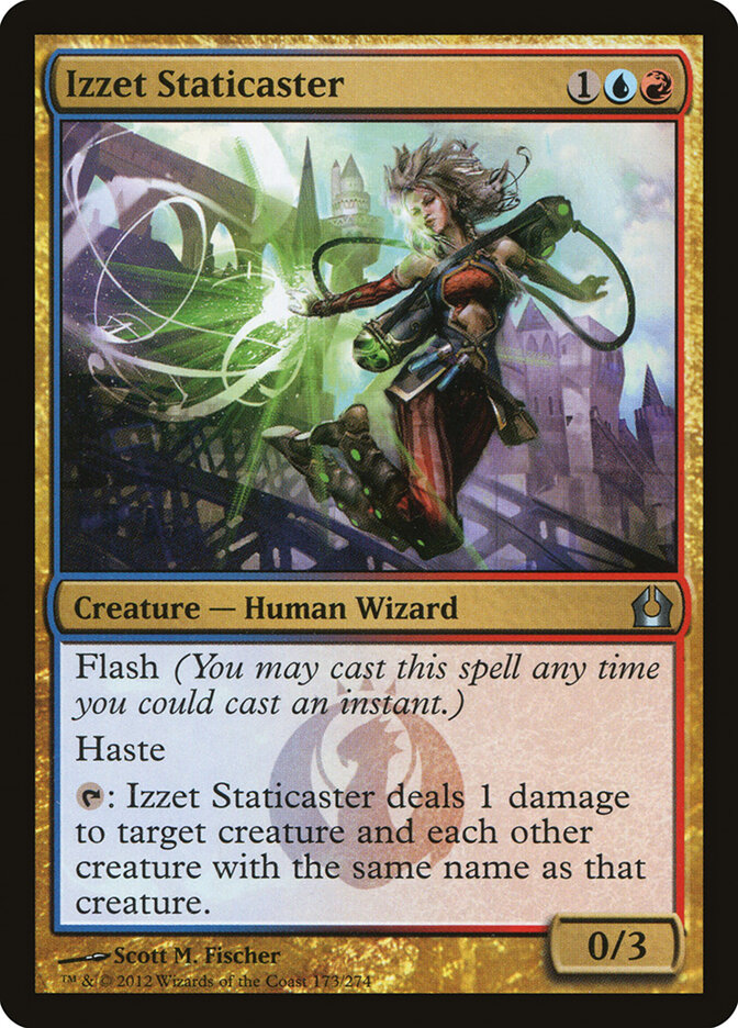 Izzet Staticaster card front