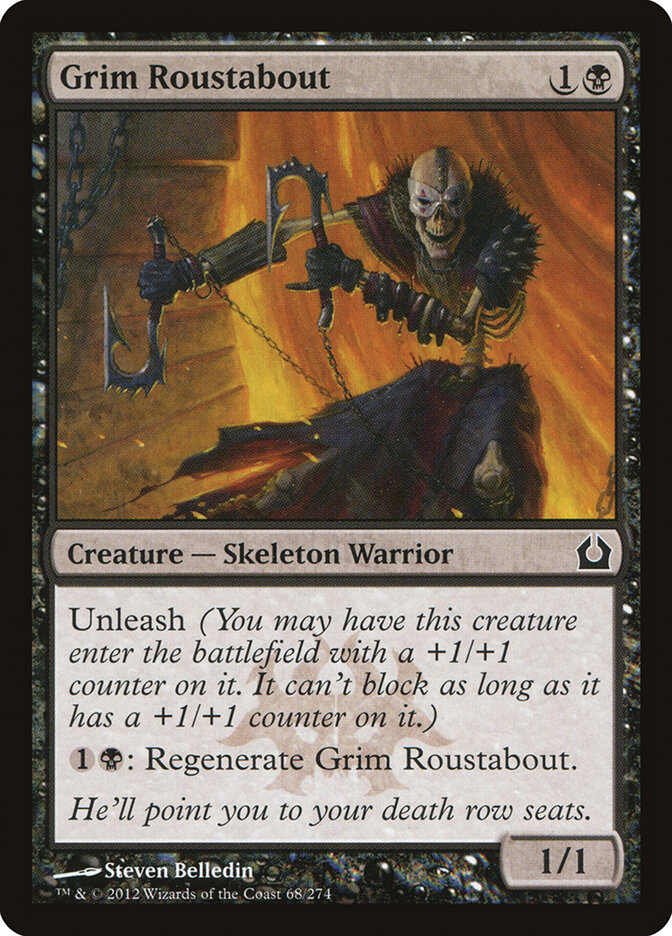 Grim Roustabout card front