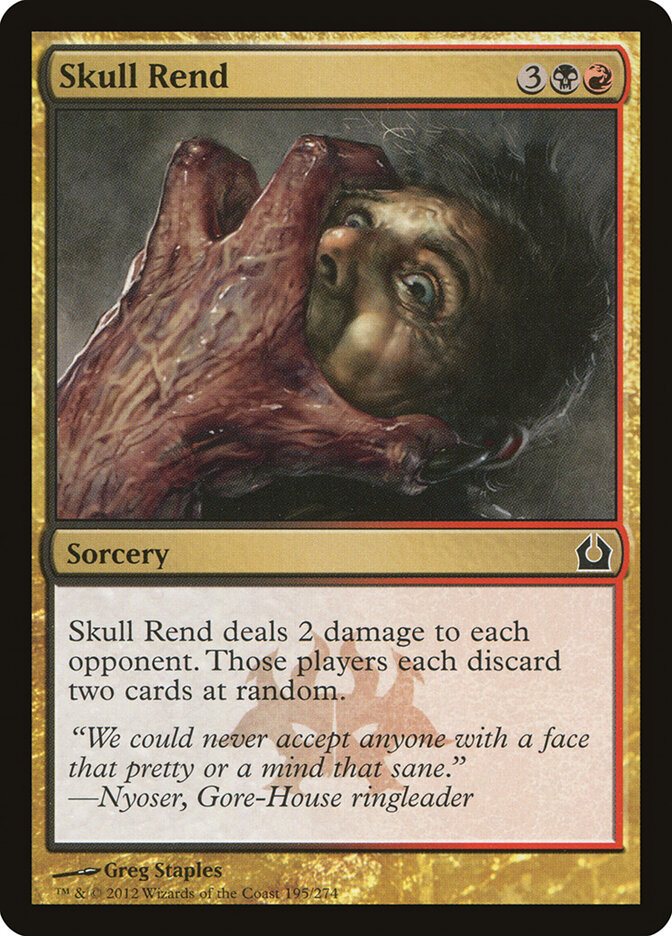 Skull Rend card front