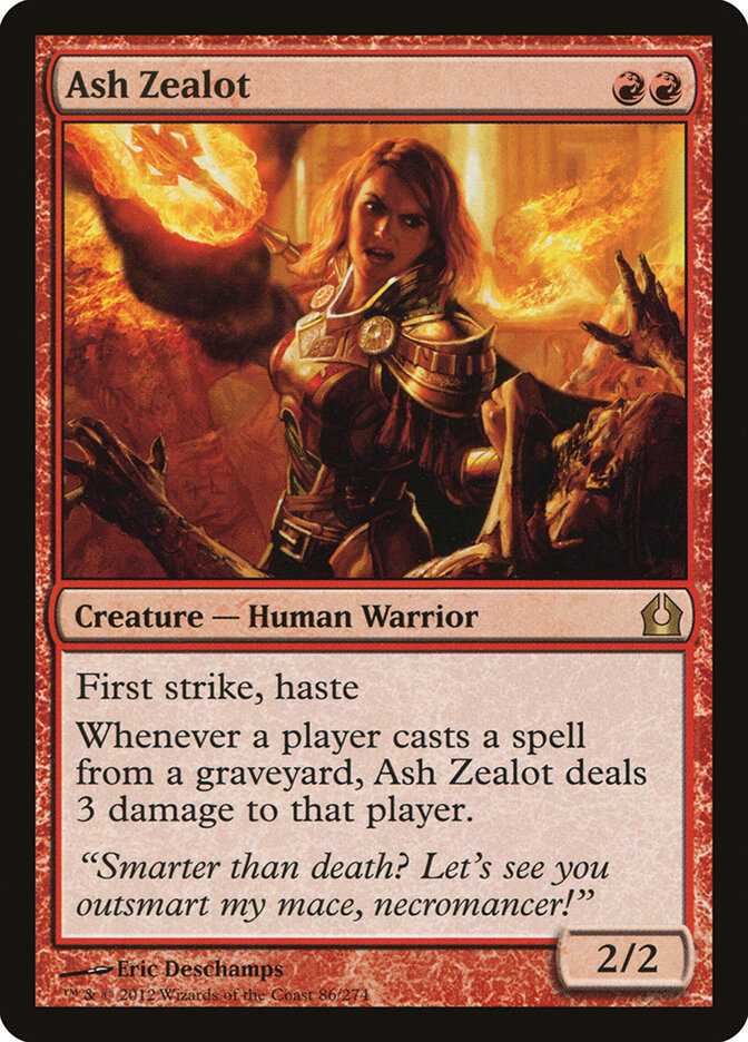 Ash Zealot card front