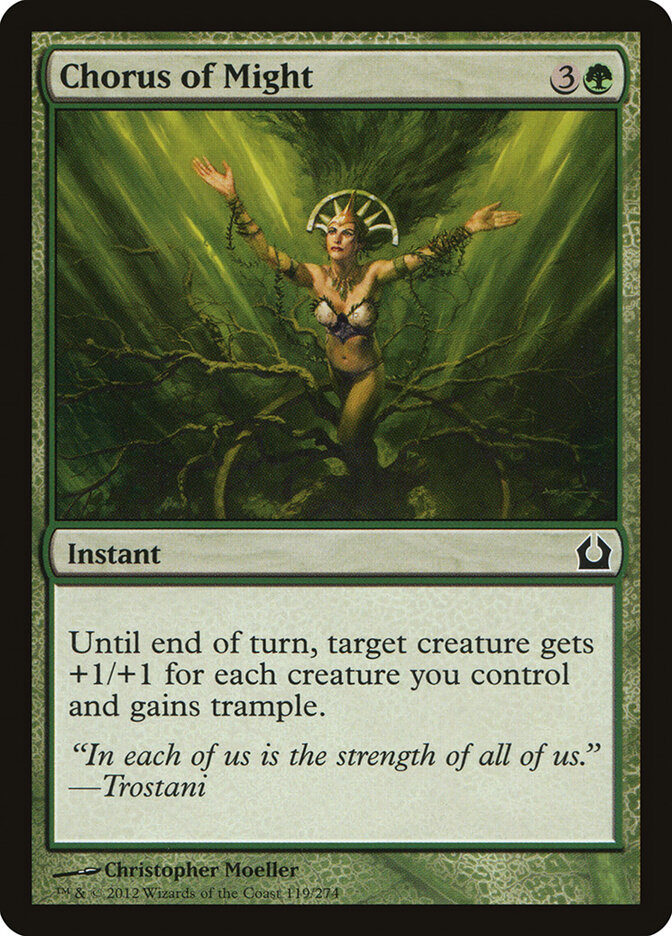 Chorus of Might card front