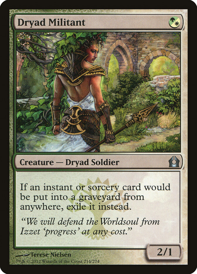 Dryad Militant card front
