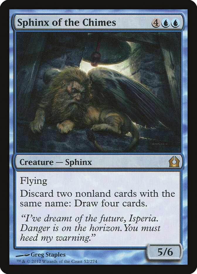 Sphinx of the Chimes card front