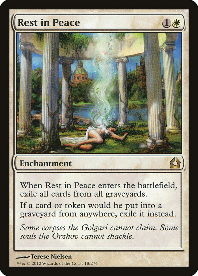 Rest in Peace card front