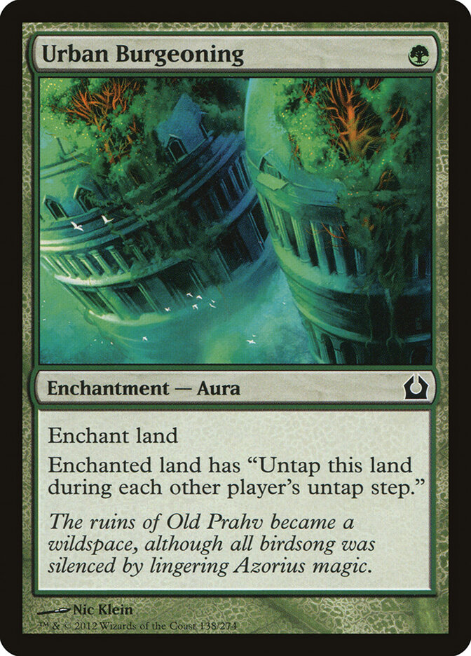 Urban Burgeoning card front