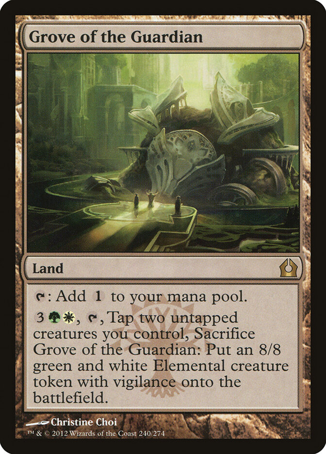 Grove of the Guardian card front