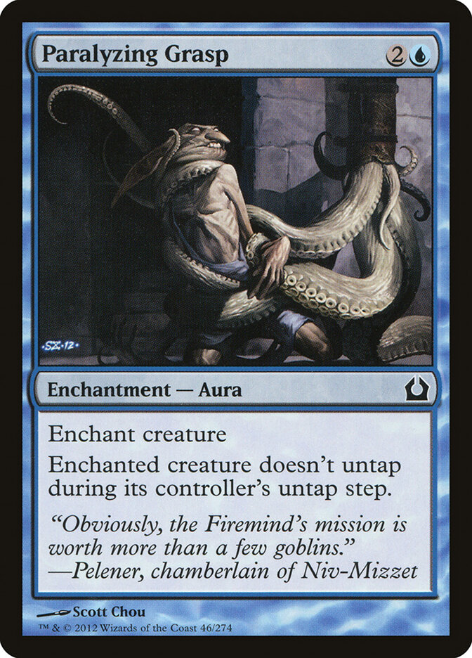 Paralyzing Grasp card front