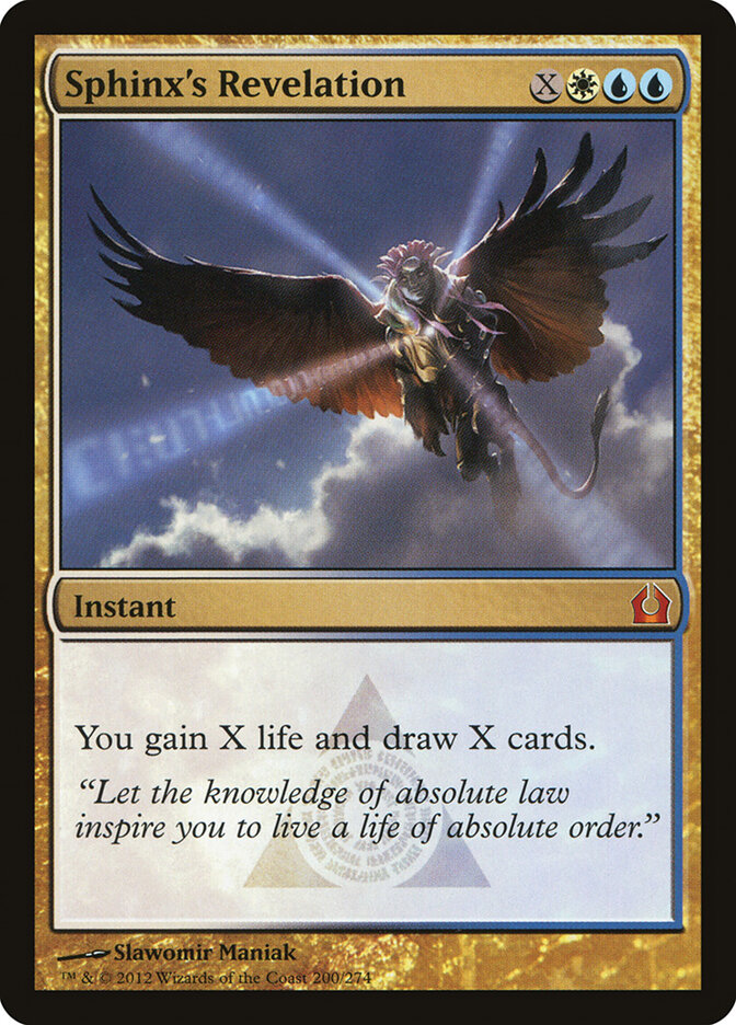 Sphinx's Revelation card front
