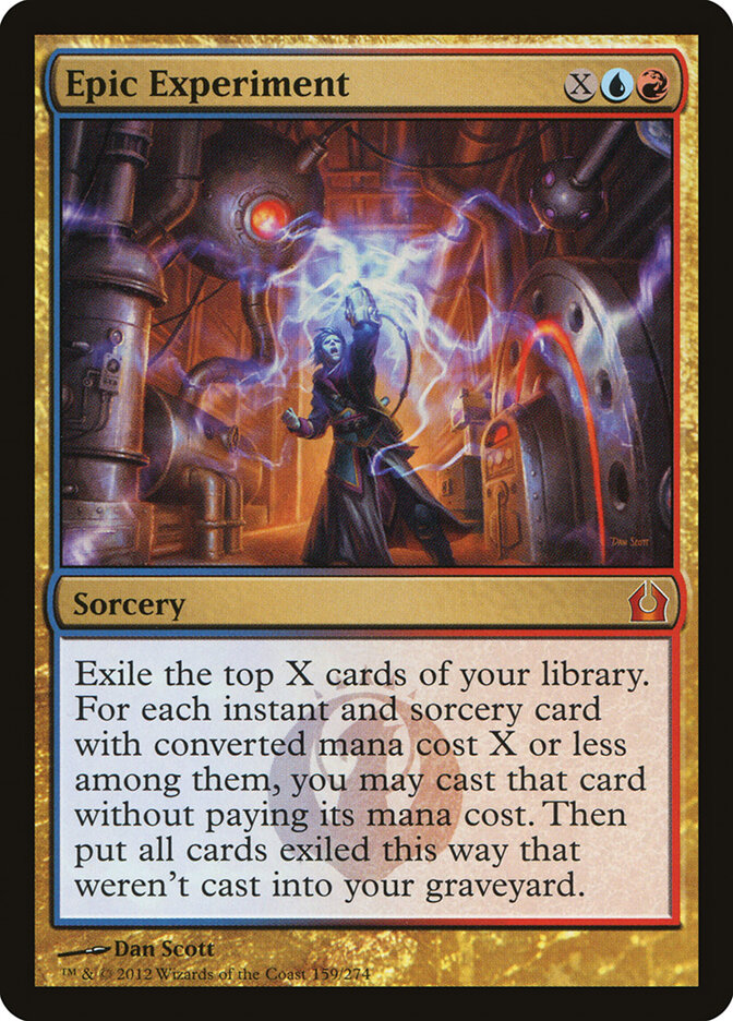 Epic Experiment card front