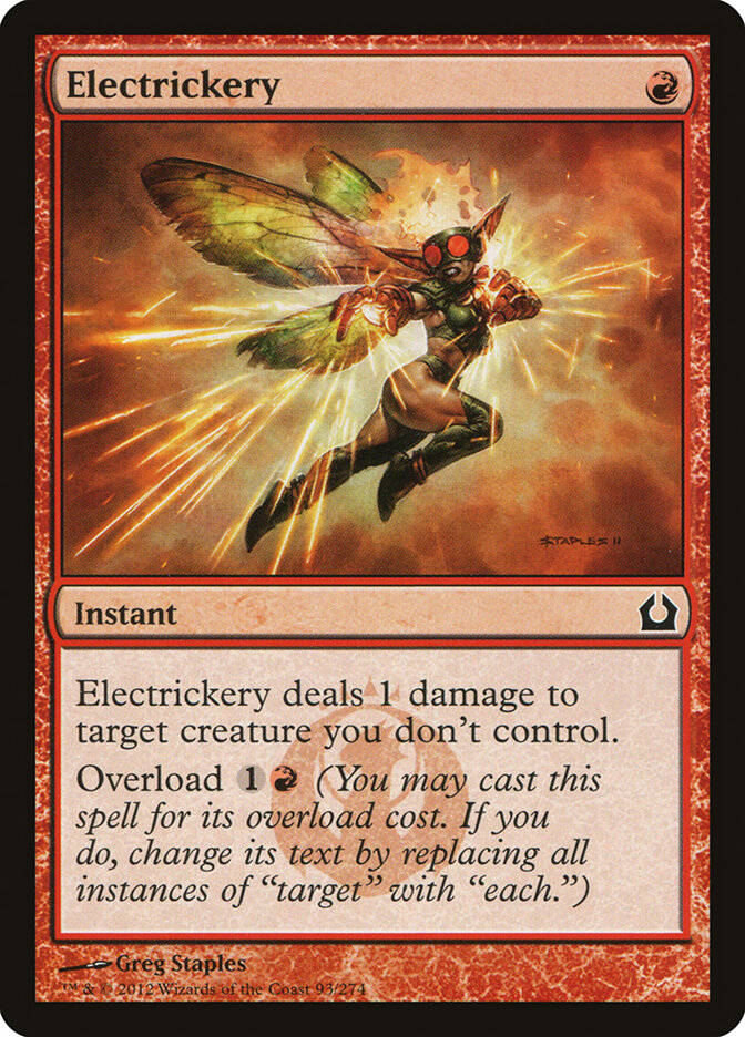 Electrickery card front