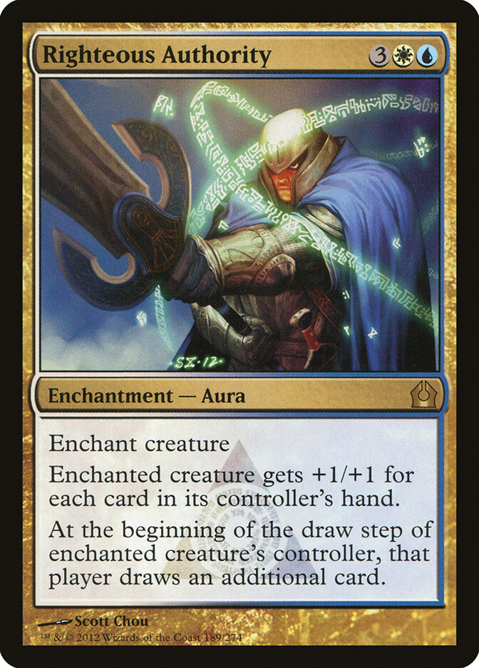 Righteous Authority card front