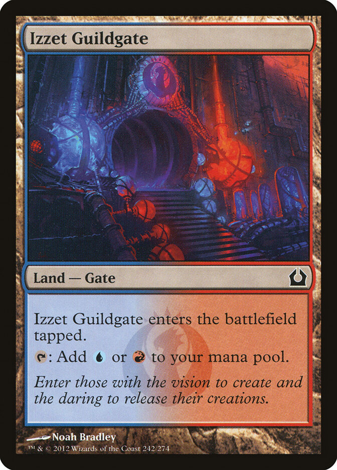 Izzet Guildgate card front