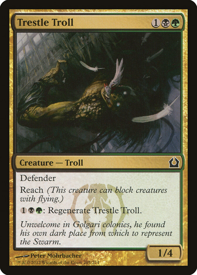 Trestle Troll card front