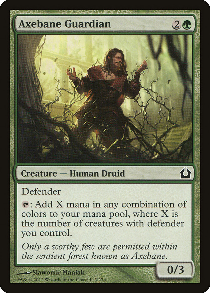 Axebane Guardian card front