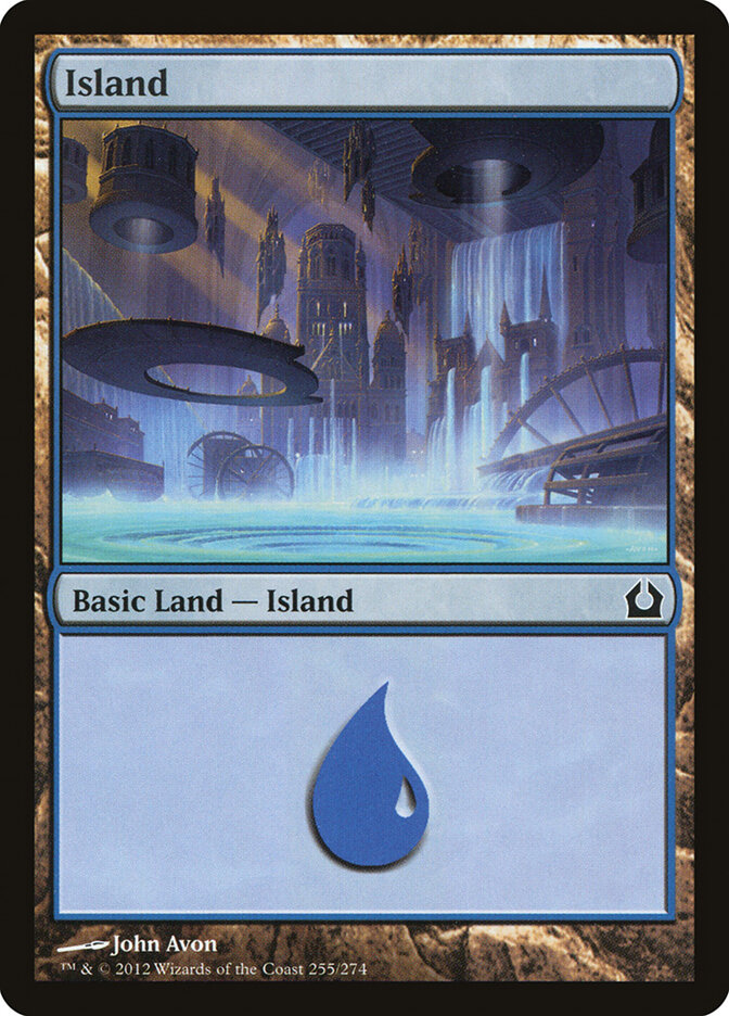 Island card front