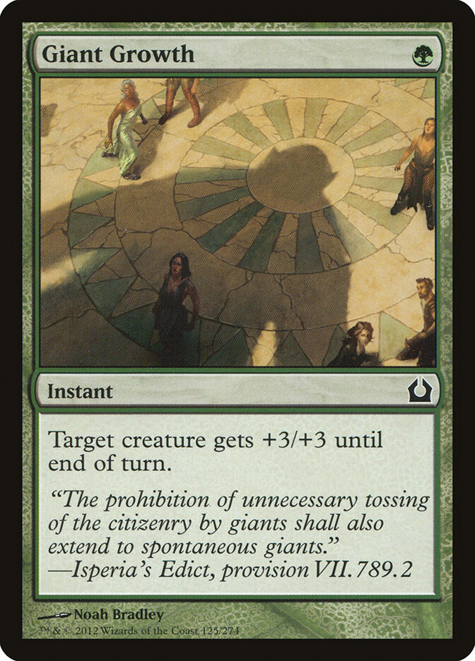 Giant Growth card front