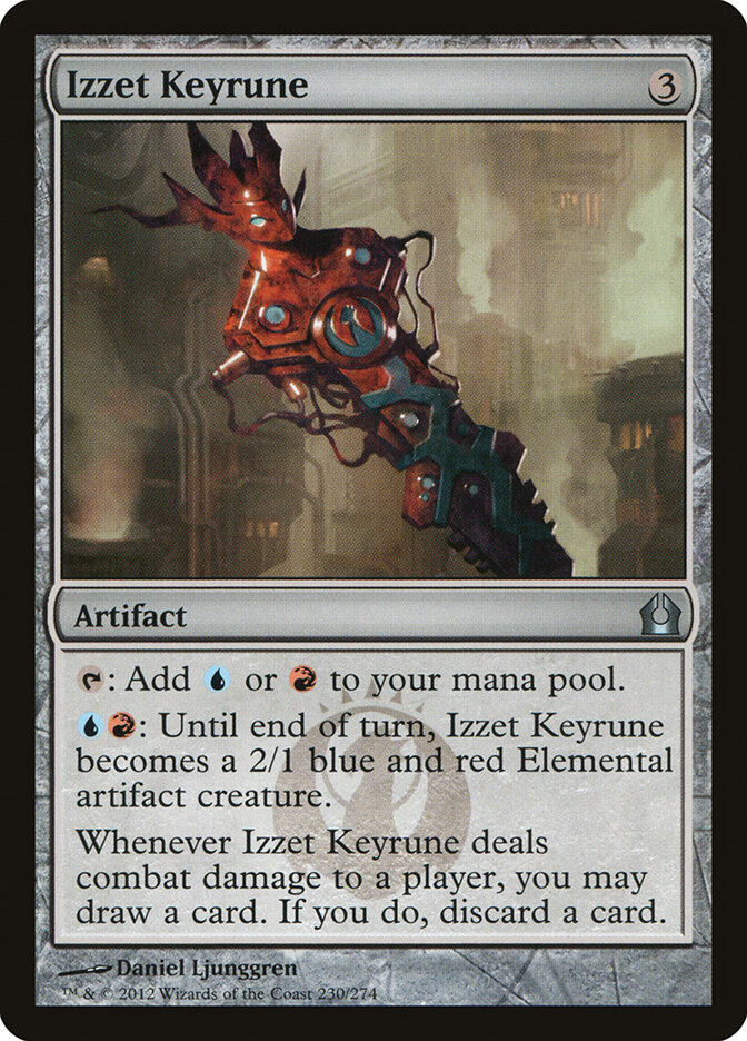 Izzet Keyrune card front