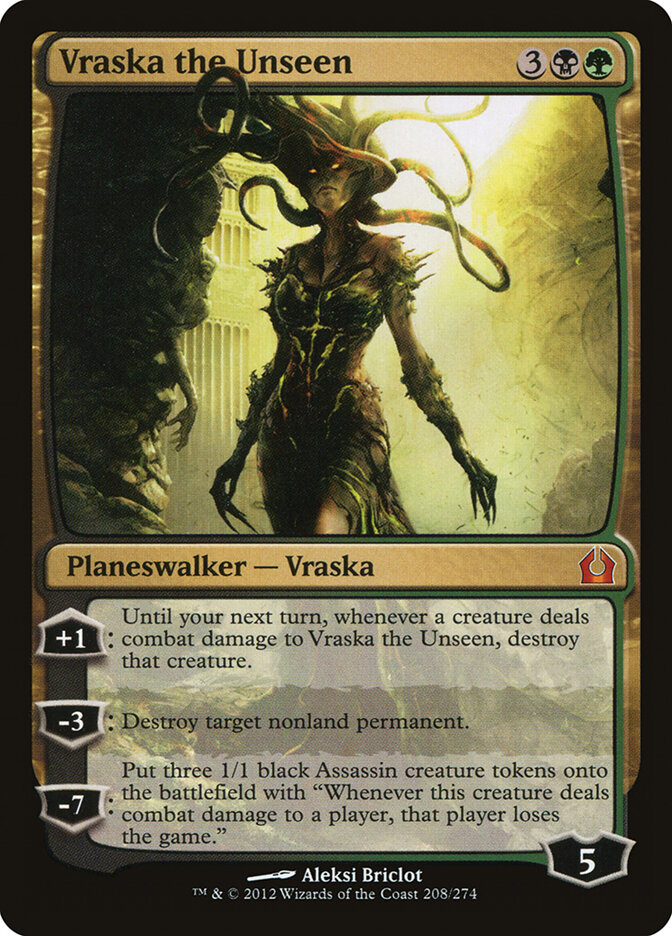 Vraska the Unseen card front