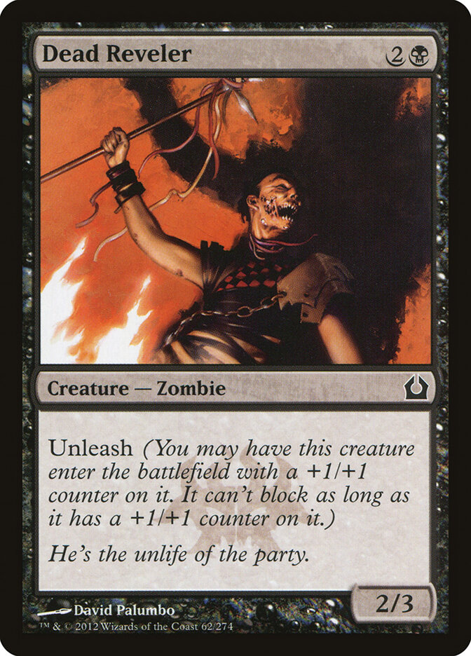 Dead Reveler card front