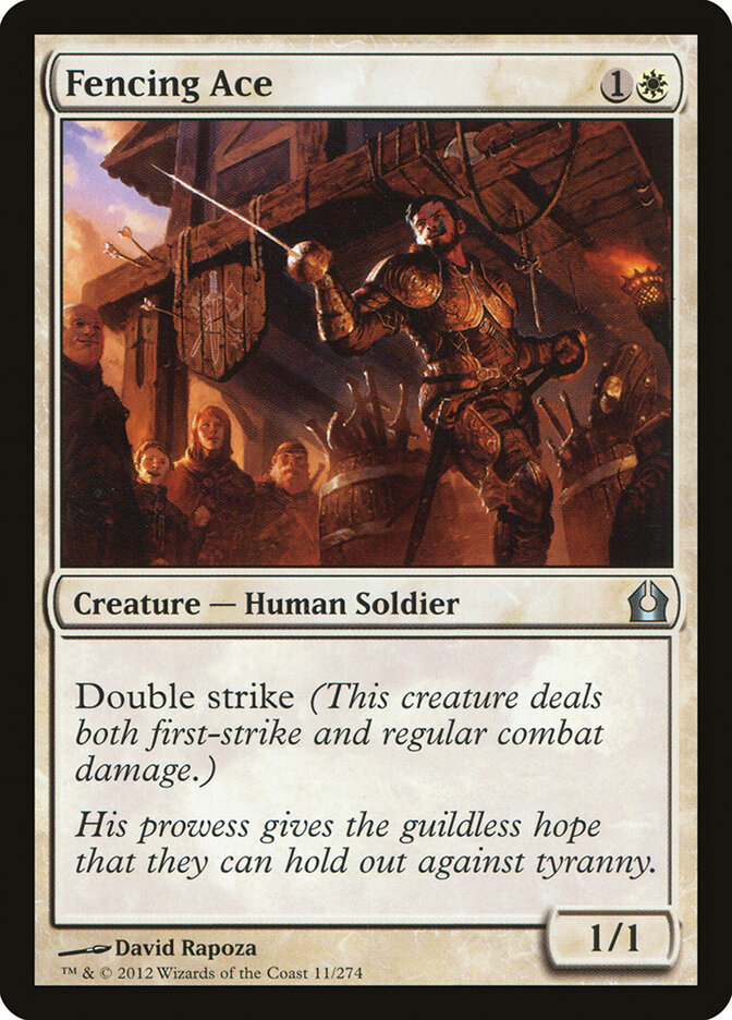 Fencing Ace card front
