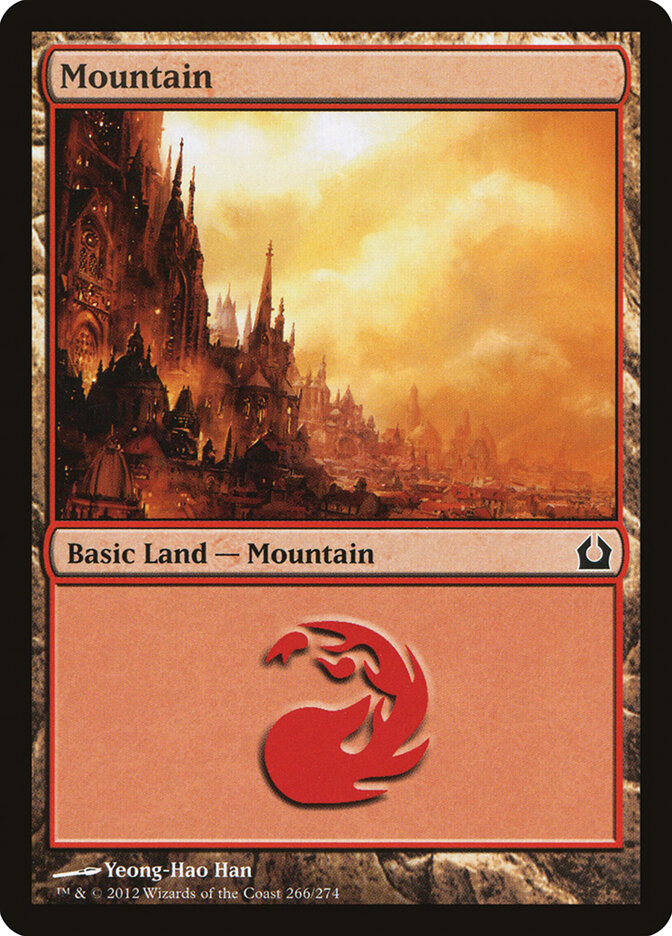 Mountain card front