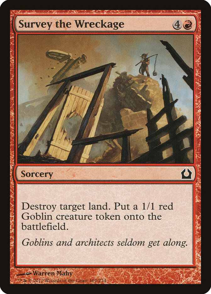 Survey the Wreckage card front