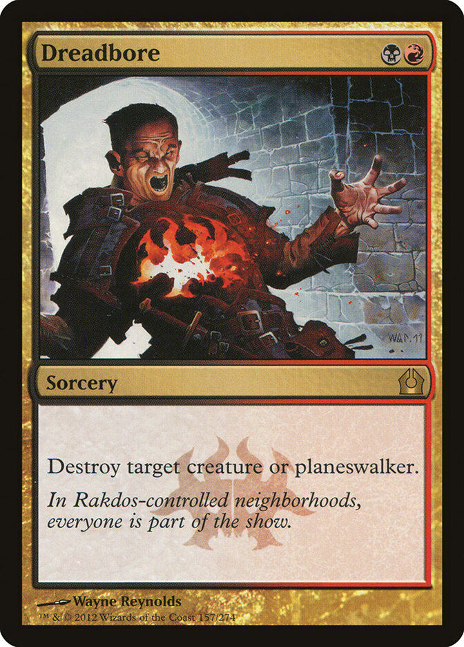 Dreadbore card front