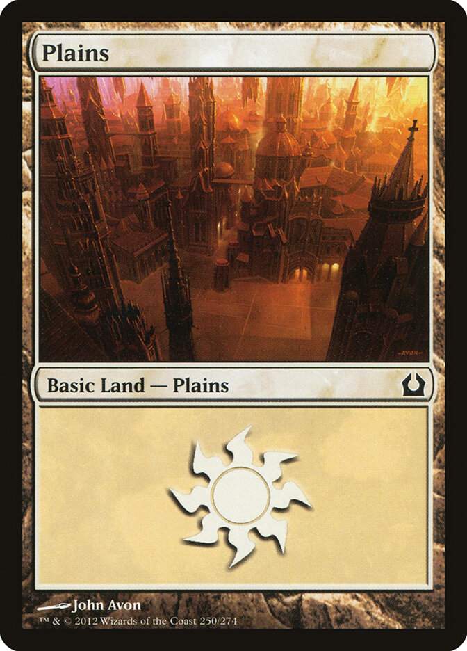 Plains card front