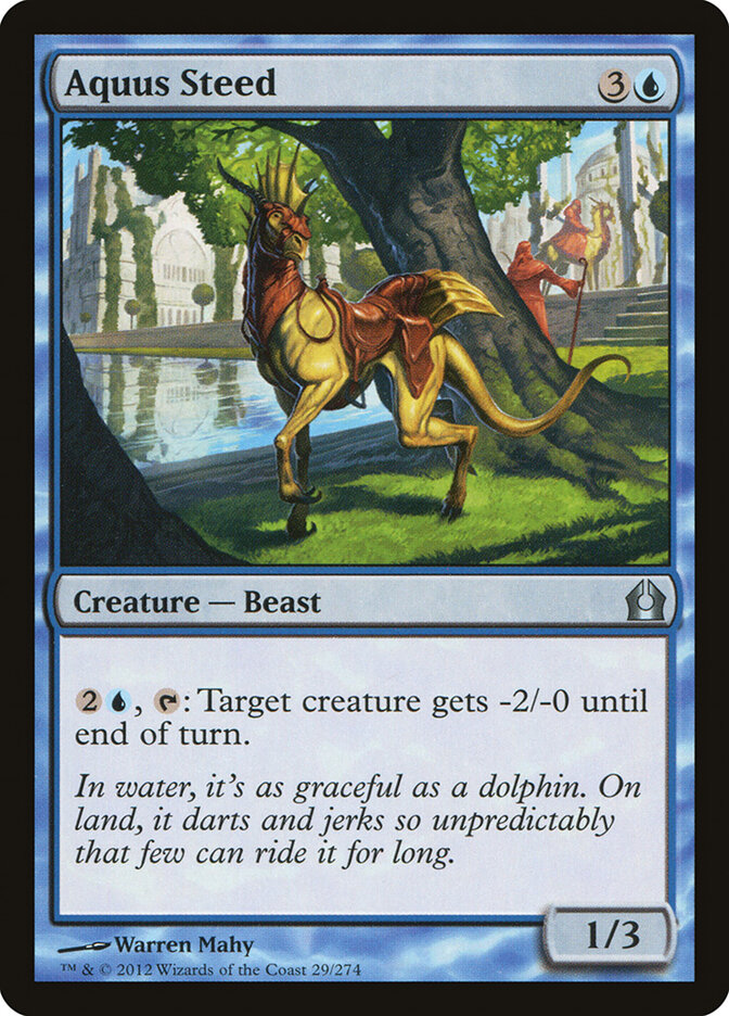 Aquus Steed card front
