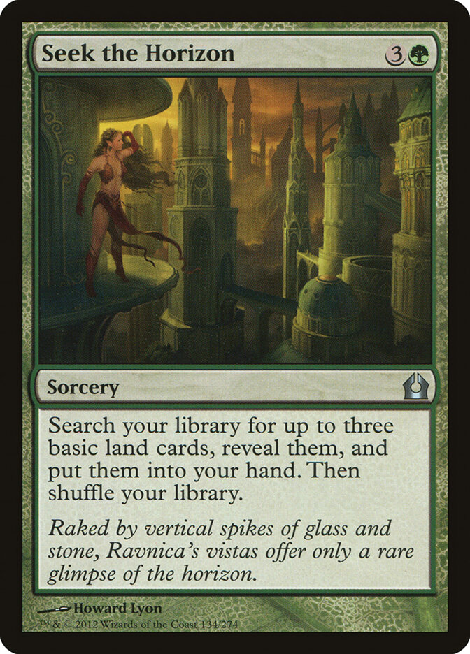 Seek the Horizon card front