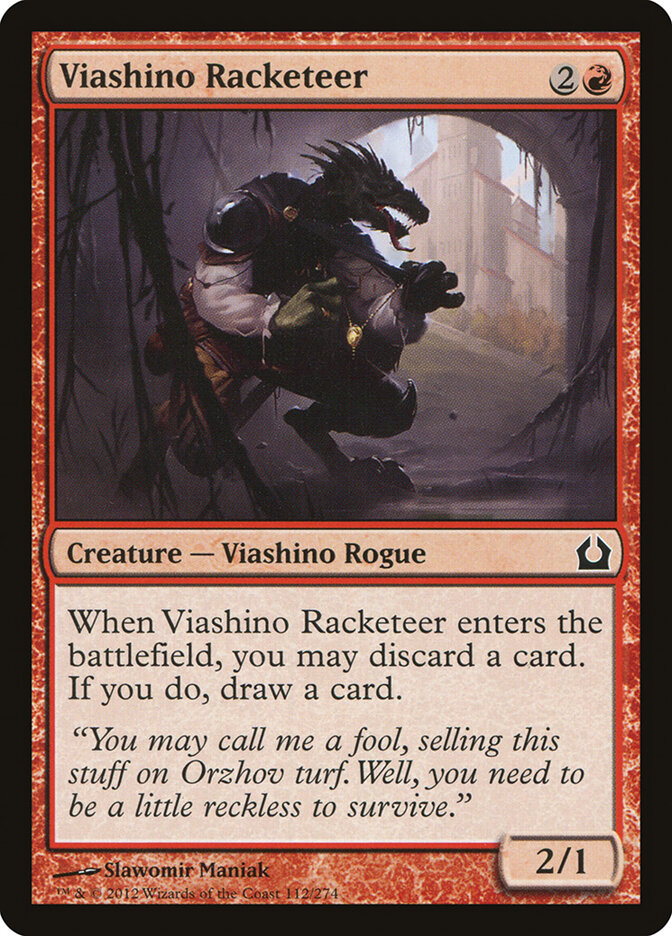 Viashino Racketeer card front