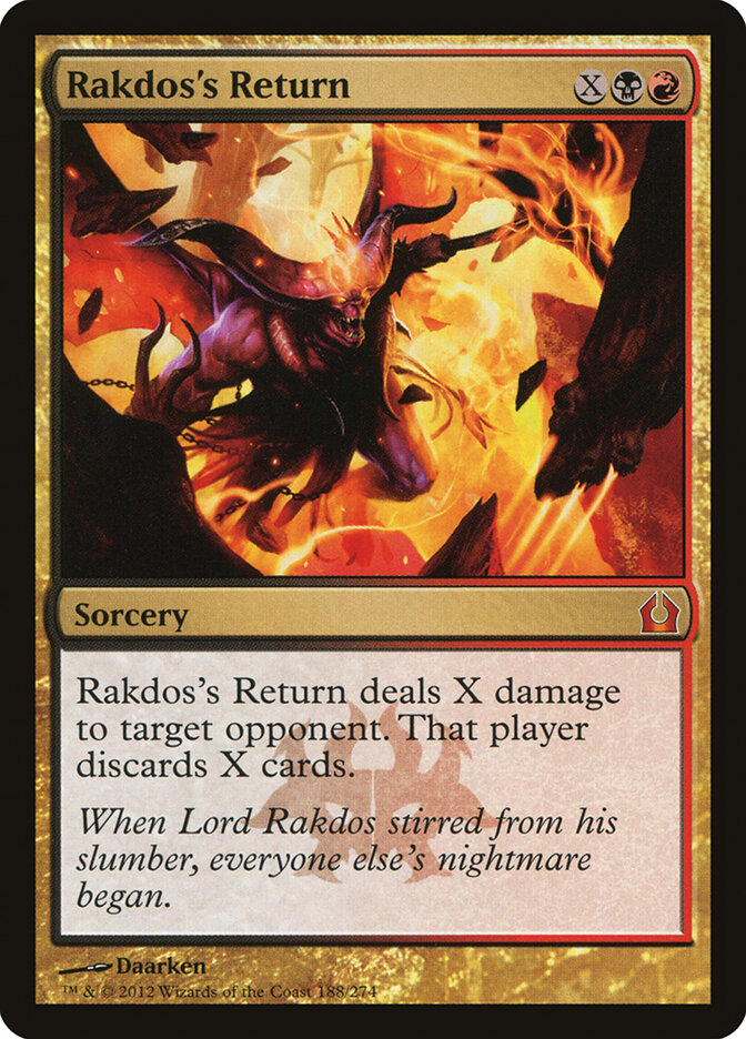 Rakdos's Return card front
