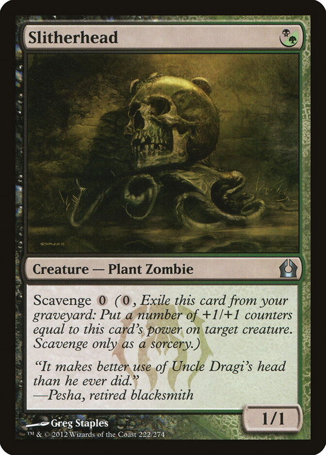Slitherhead card front
