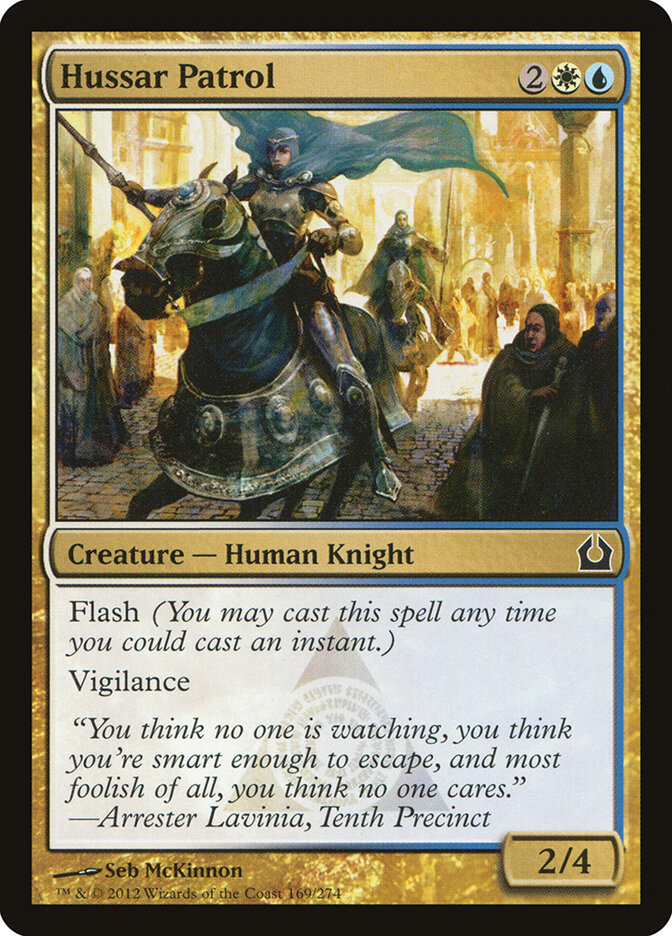 Hussar Patrol card front
