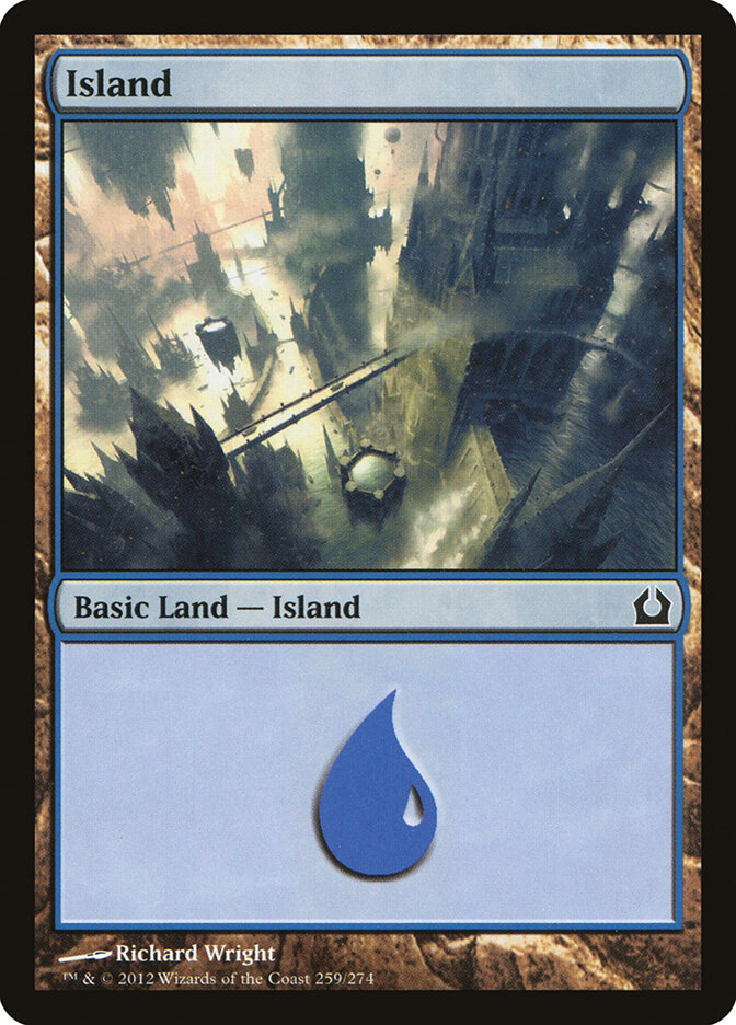 Island card front