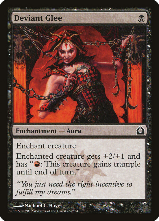 Deviant Glee card front