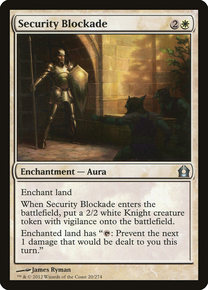 Security Blockade card front
