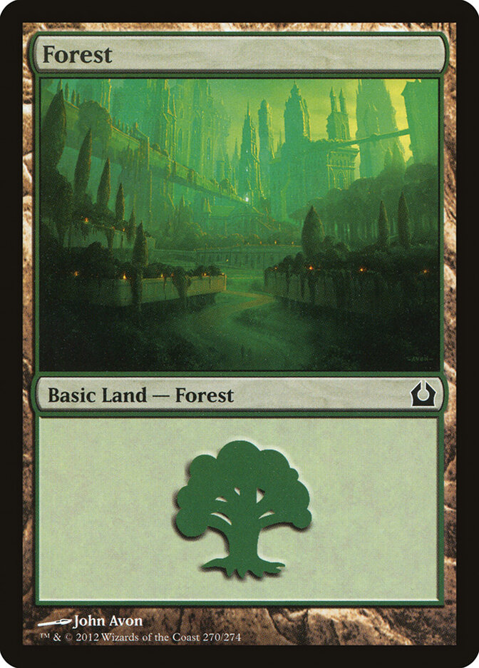 Forest card front
